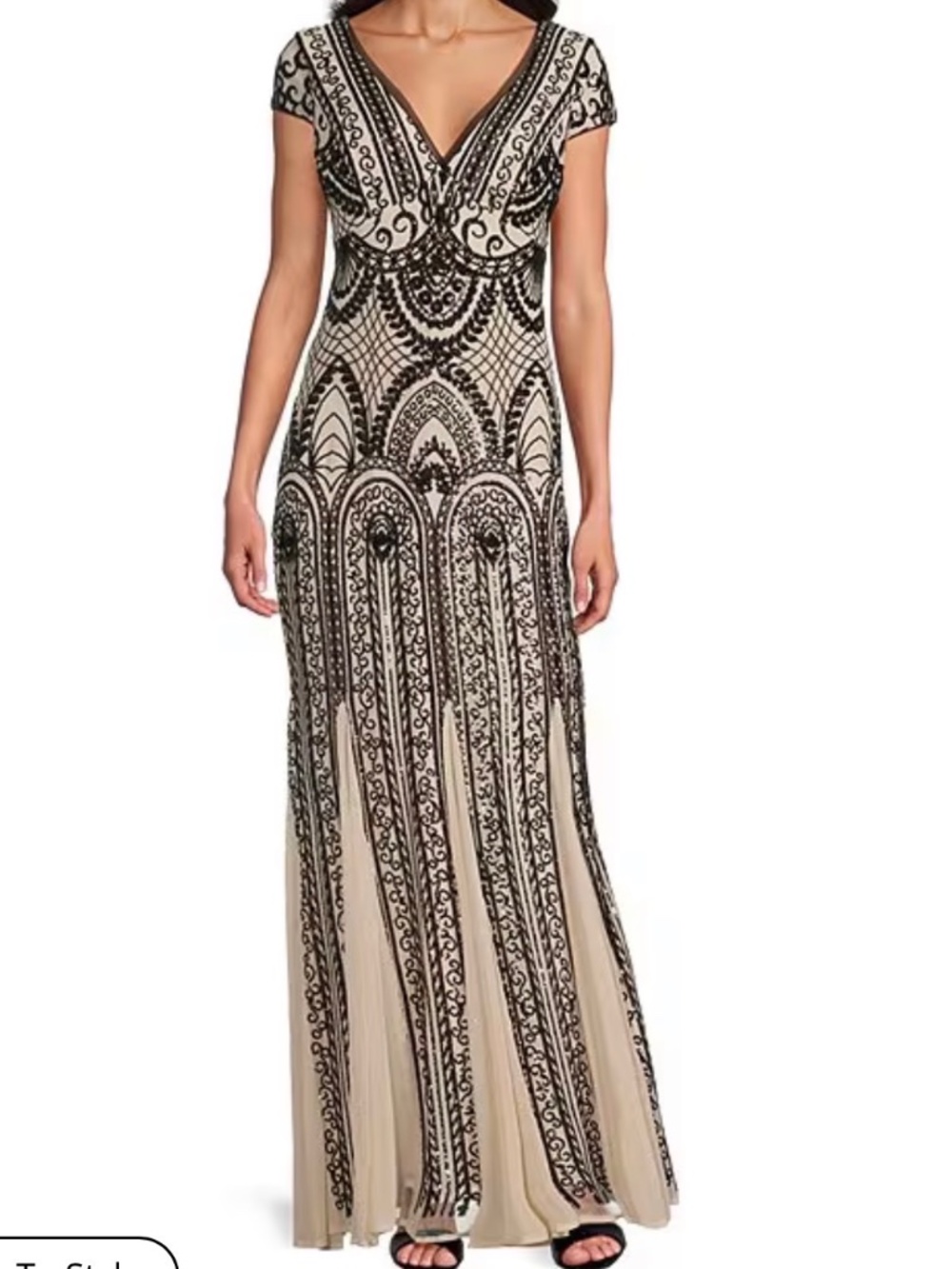 R&M Richards Sequin Gown Sz 12 • Worn on Netflix Outer Banks S5 E7